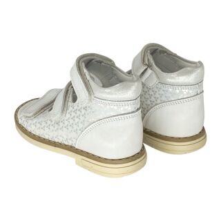 Анатомические босоножки детские Ortomedica 41-09 3 застежки, белые