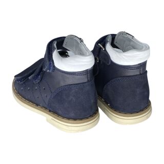 Анатомические босоножки детские Ortomedica 47-09 3 застежки, синие