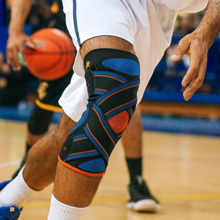 Бандаж на коліно при меніску Thuasne 0270 (Тюан 0270), компресійний наколінник при розриві зв'язок, при вивихах та підвивихах, фіксатор для колінного суглоба