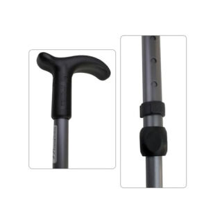 Трость «SIMPLEX», 73-96 см, серебро, алюминиевая