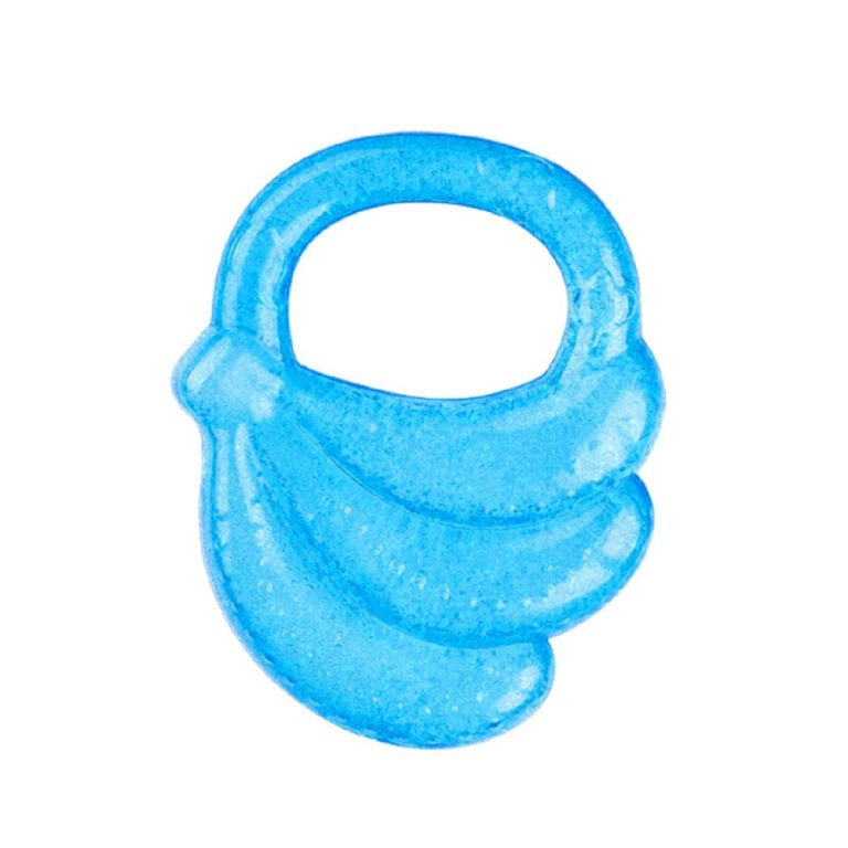 Прорезыватель для зубов BabyOno с гелем "Бананчик" 1016