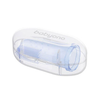 Зубная щеточка с массажем для десен BabyOno голубой 723/02