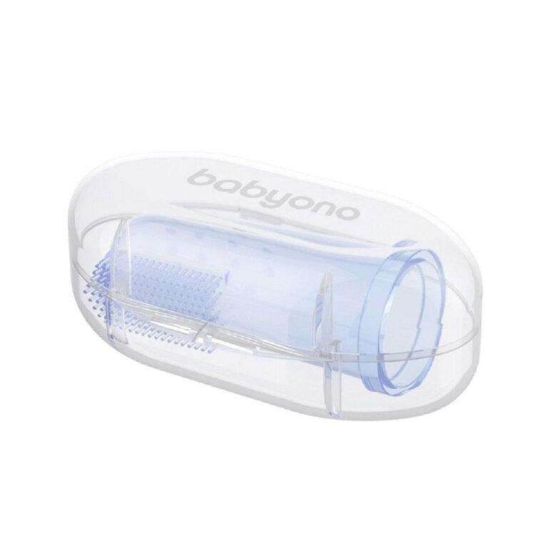 Зубная щеточка с массажем для десен BabyOno голубой 723/02