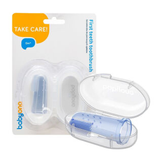 Зубная щеточка с массажем для десен BabyOno голубой 723/02