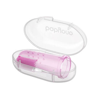 Зубная щеточка с массажем для десен BabyOno розовый 723/03