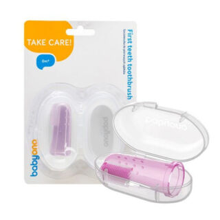 Зубная щеточка с массажем для десен BabyOno розовый 723/03