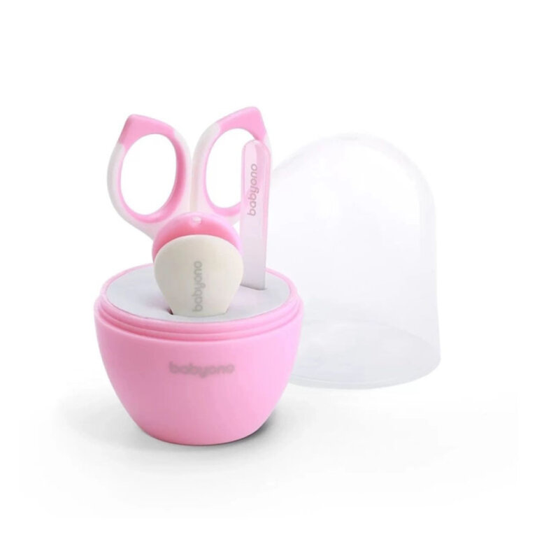 Косметический набор для ухода за ногтями BabyOno розовый 398/02