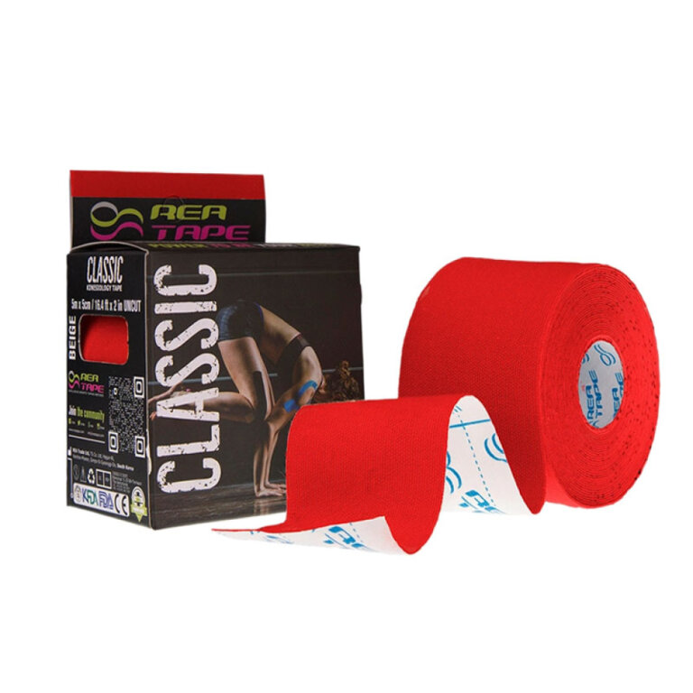 Кінезіо тейп Rea Tape Classic 5м*5см червоний