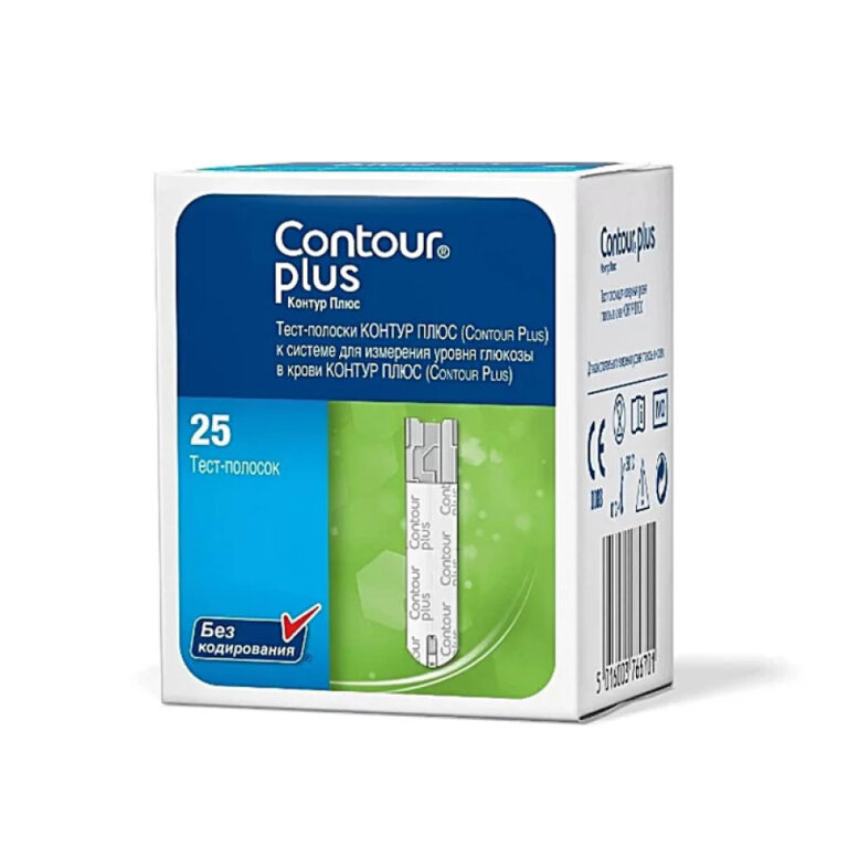 Тест-смужки CONTOUR PLUS №25
