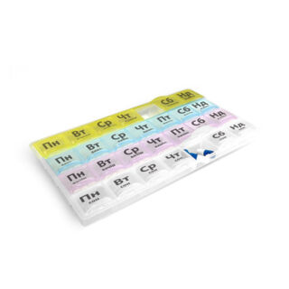 Органайзер д/табл. пластиковый неделя MAXI HTP 029 (утро-день-вечер-сон)