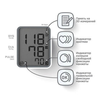 Автоматичний тонометр Omron M1 Basic + адаптер (HEM-7121J-ARU)