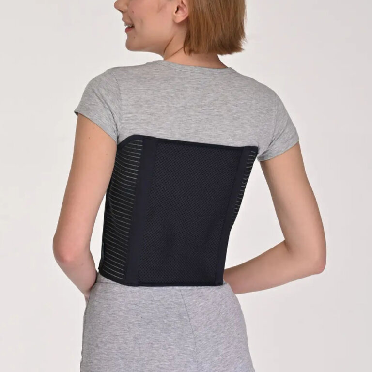 Бандаж послеоперационный на грудную клетку Реабилитимед Comfort БР-4Т разъемный, цвет графит