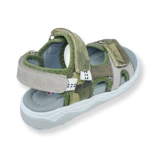 Босоножки Анатомические для детей Ortomedica 1083-10 открытая пятка, низкие, цвет антрацит