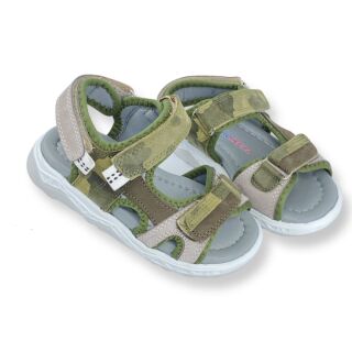 Босоножки Анатомические для детей Ortomedica 1083-10 открытая пятка, низкие, цвет антрацит