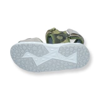 Босоножки Анатомические для детей Ortomedica 1083-10 открытая пятка, низкие, цвет антрацит