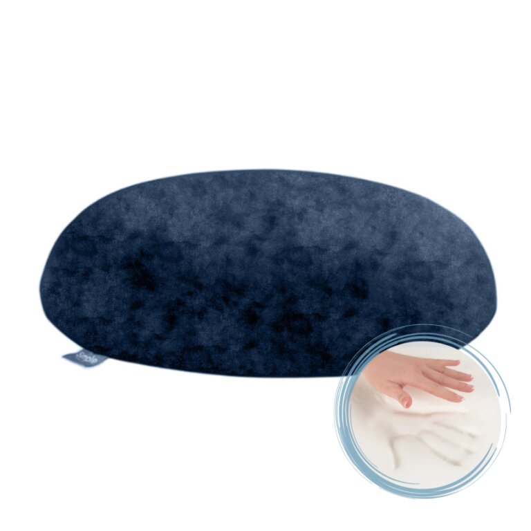 Анатомическая подушка Ortomedica 7020 для сидения, велюр, с эффектом памяти (43x9 см)