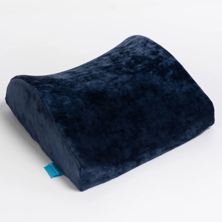 Анатомическая подушка Ortomedica 7033 под поясницу, с эффектом памяти, велюр  (35x34x12 см)