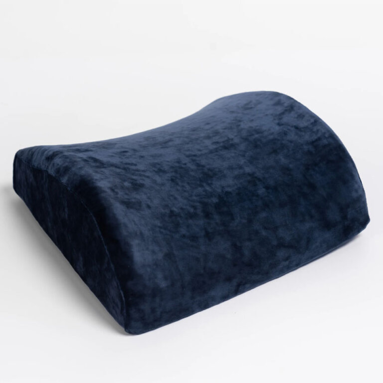 Анатомическая подушка Ortomedica 7033 под поясницу, с эффектом памяти, велюр  (35x34x12 см)