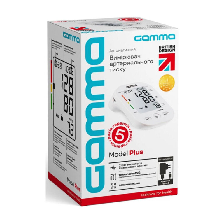 Тонометр автоматический Gamma 4Gen Plus