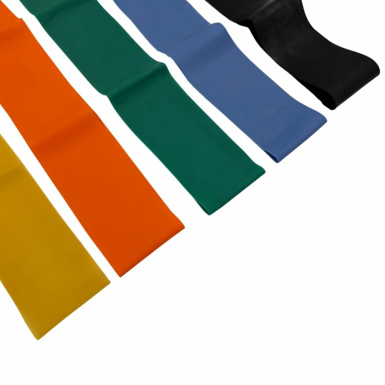 Резинка для фитнеса Azuni ASM042 (0,9 мм) голубая