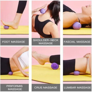 Масажний м'яч для МФР Важкий Фасціальний м'яч для фітнесу та йоги