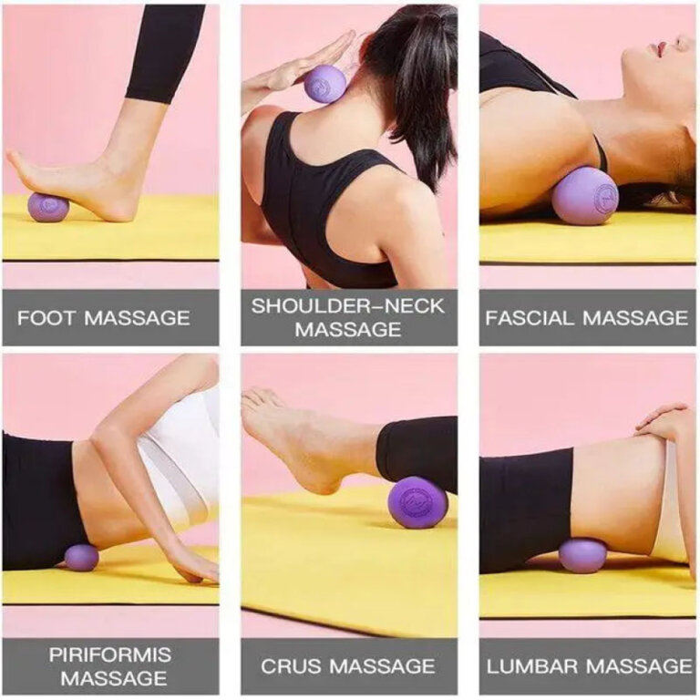 Масажний м'яч для МФР Важкий Фасціальний м'яч для фітнесу та йоги