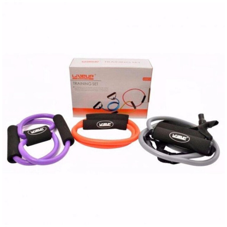 Набір для тренувань LiveUp TRAINING SET (з 3 еспандерів)
