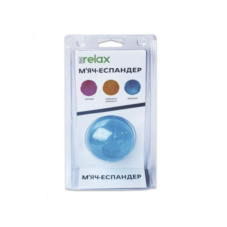 Еспандер-м'яч Ridni Relax RD-ASL699 важкий, блакитний