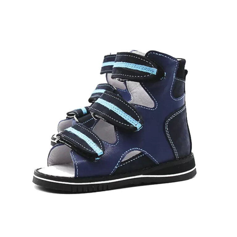 Сандалі дитячі ортопедичні антиварусні Ortofoot OrtoVarus Blue Ocean