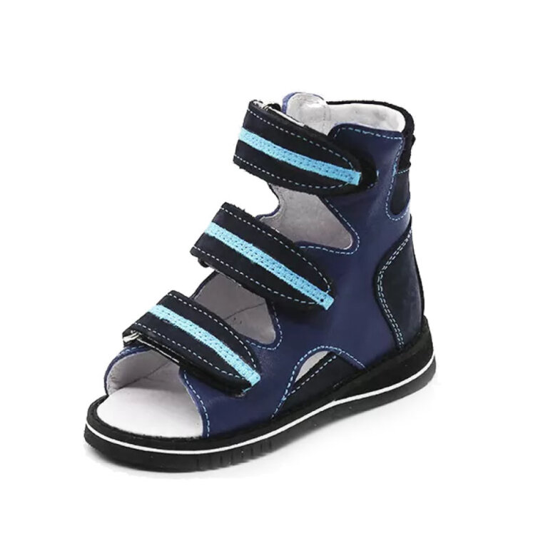 Сандалі дитячі ортопедичні антиварусні Ortofoot OrtoVarus Blue Ocean