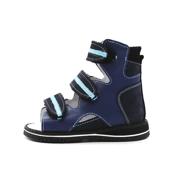 Сандалі дитячі ортопедичні антиварусні Ortofoot OrtoVarus Blue Ocean