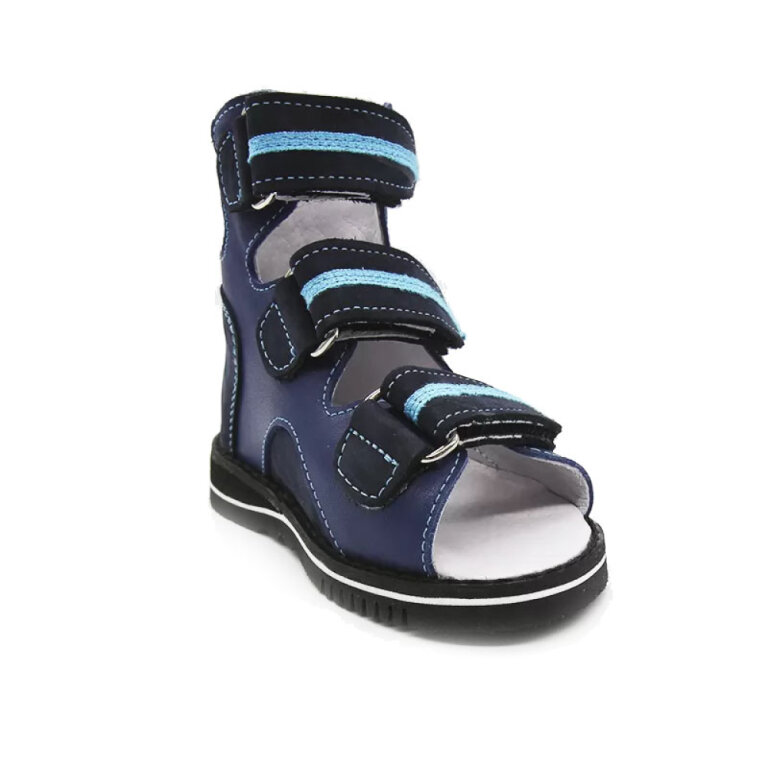 Сандалі дитячі ортопедичні антиварусні Ortofoot OrtoVarus Blue Ocean
