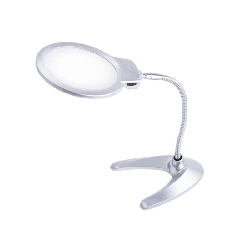 Лупа настольная RD-4B-10 (5х увеличение d22мм и 2х увеличение d130мм)