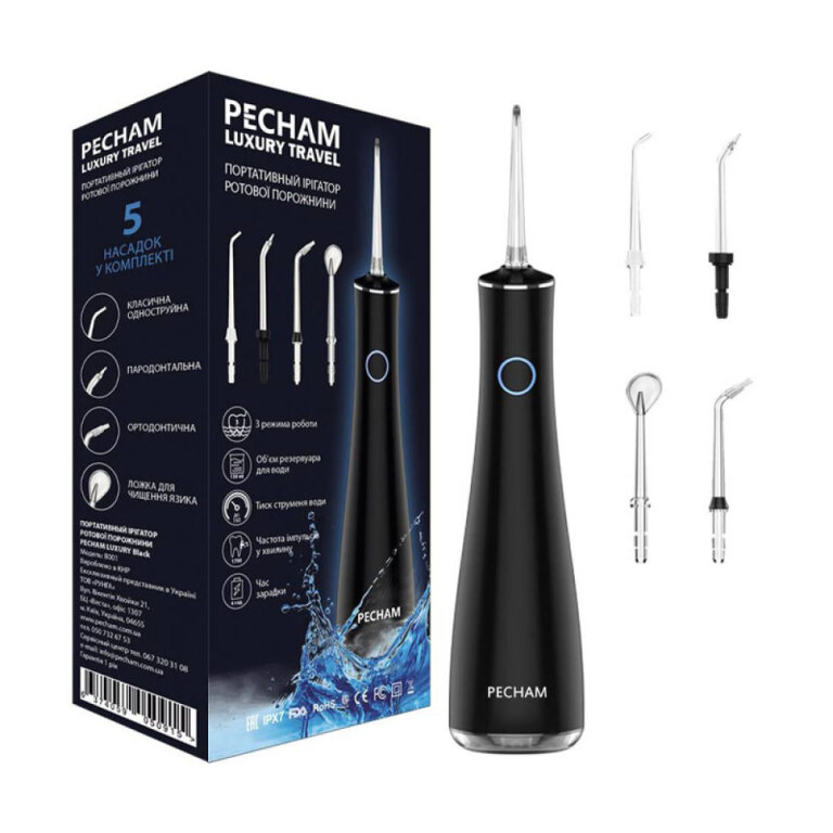 Іригатор PECHAM Luxury Travel Black