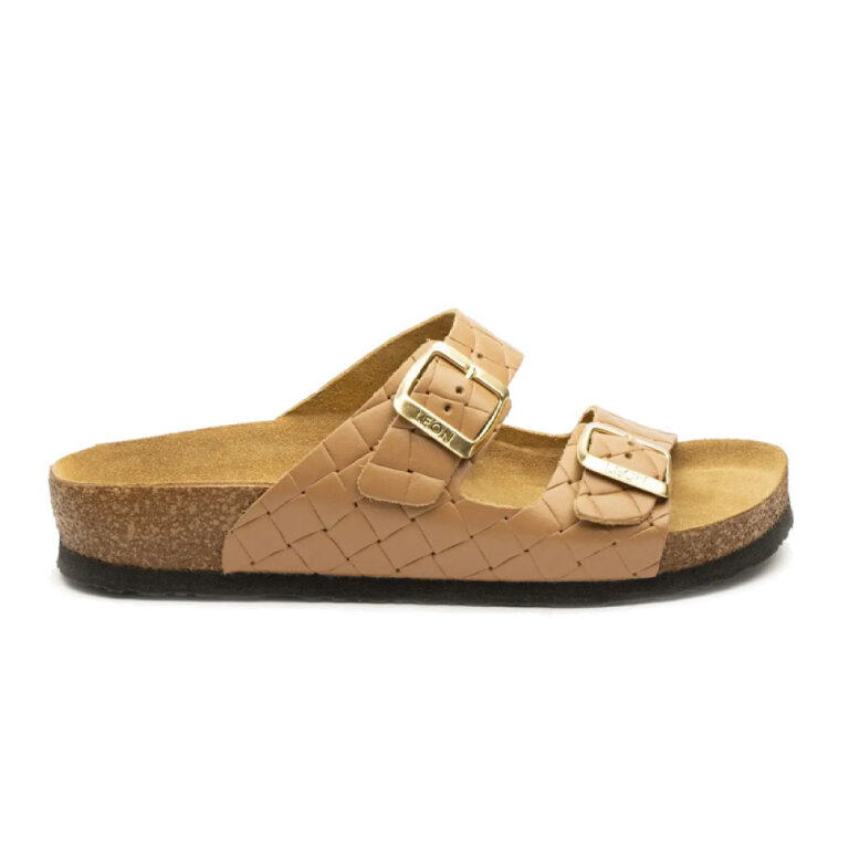 Шльопанці жіночі Анатомічні Leon 4010 коричневі