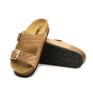 Шльопанці жіночі Анатомічні Leon 4010 коричневі