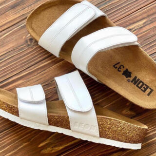 Анатомічні жіночі босоніжки Leon 4000 білі