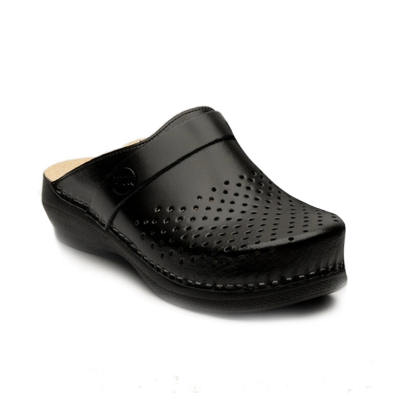 Сабо женские Leon PU102 черные