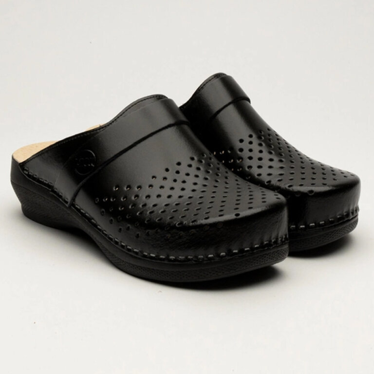 Сабо женские Leon PU102 черные