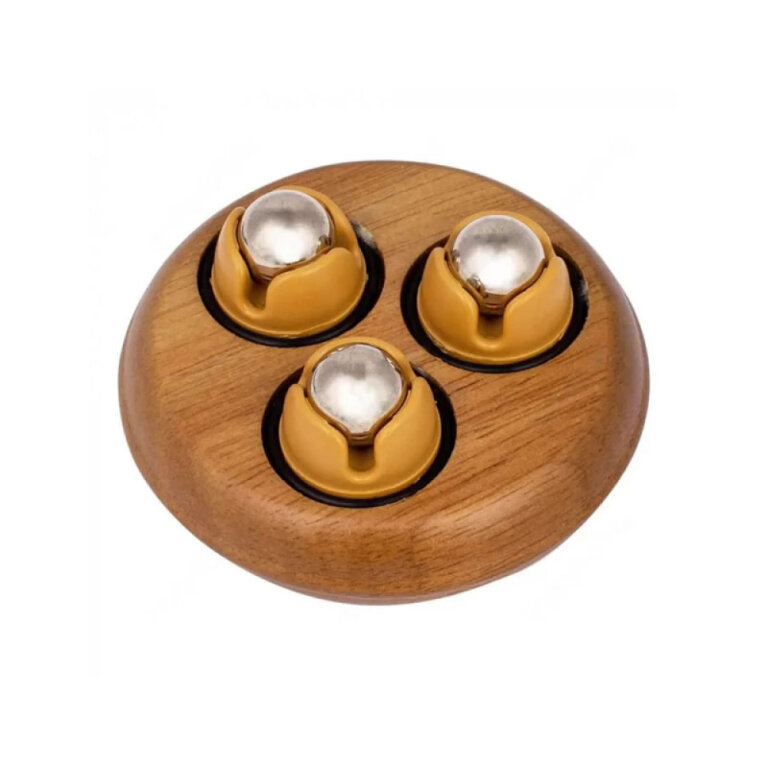 Масажер роликовий Ridni Relax RD-ASL494-IR-C дерев'яний