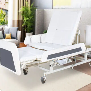 Медичне ліжко для реабілітації MIRID Е55 з туалетом і боковим переворотом, для тяжкохворих