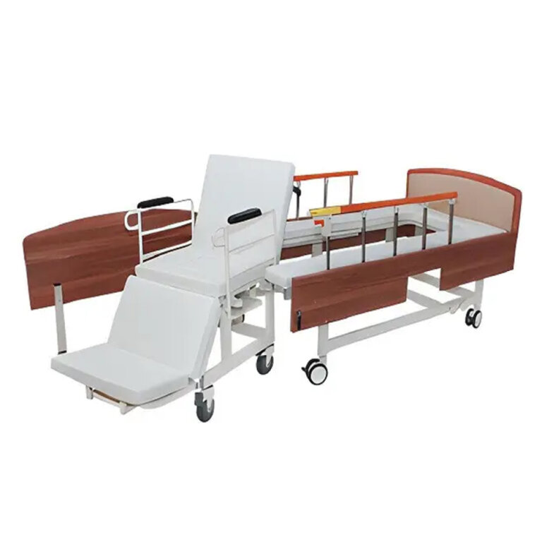 Медичне функціональне електричне ліжко MIRID W02 із вбудованим кріслом