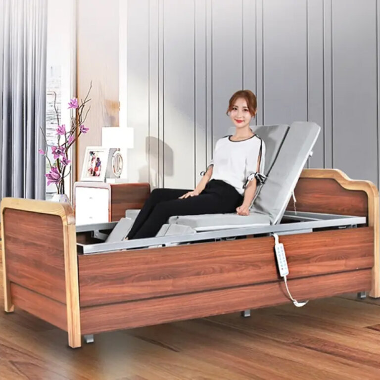 Медичне електричне ліжко з туалетом MIRID E101 бічним переворотом, з регулюванням висоти