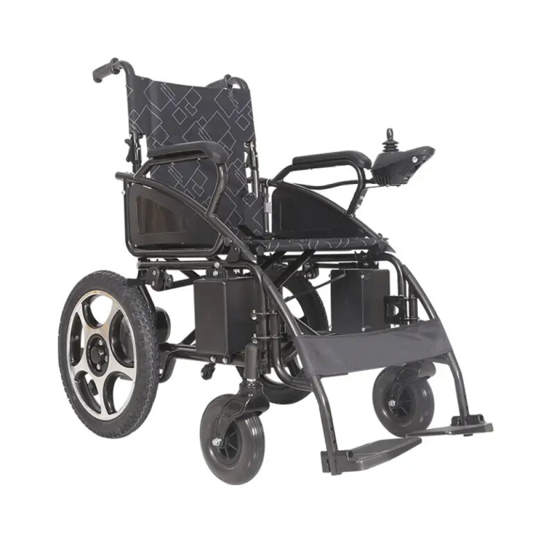 Інвалідний візок MIRID D-802 складний, електричний, чорний