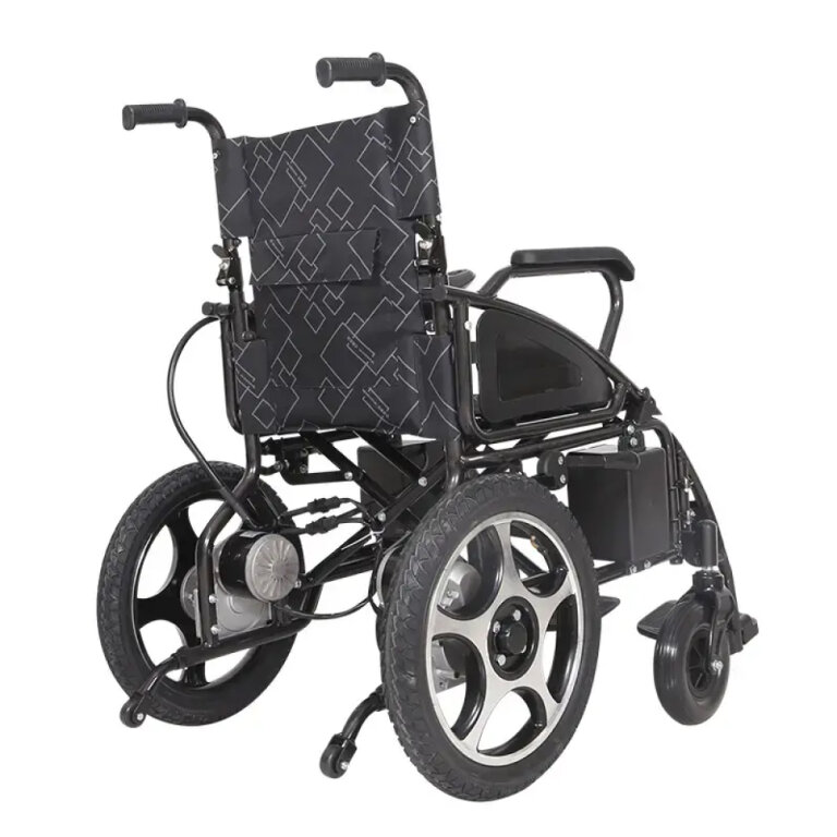 Інвалідний візок MIRID D-802 складний, електричний, чорний