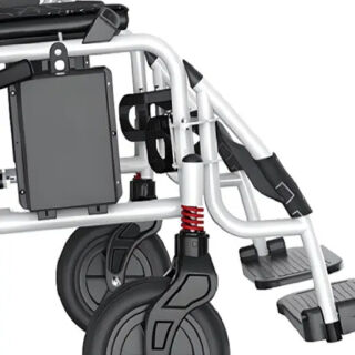 Інвалідний візок MIRID D-803 складний, електричний, помаранчевий