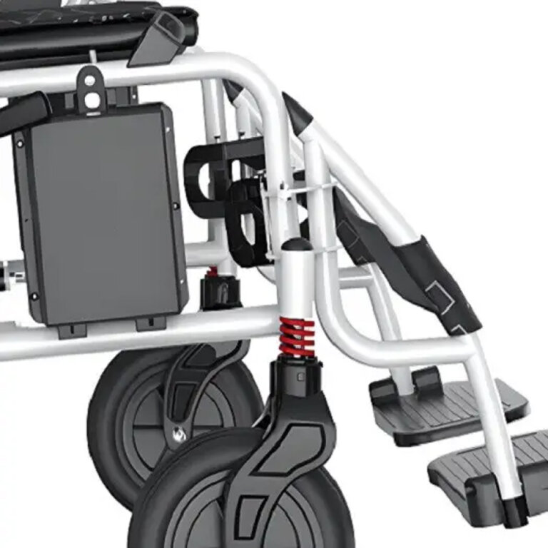 Інвалідний візок MIRID D-803 складний, електричний, помаранчевий