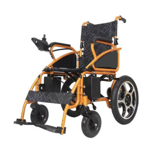 Інвалідний візок MIRID D-803 складний, електричний, помаранчевий