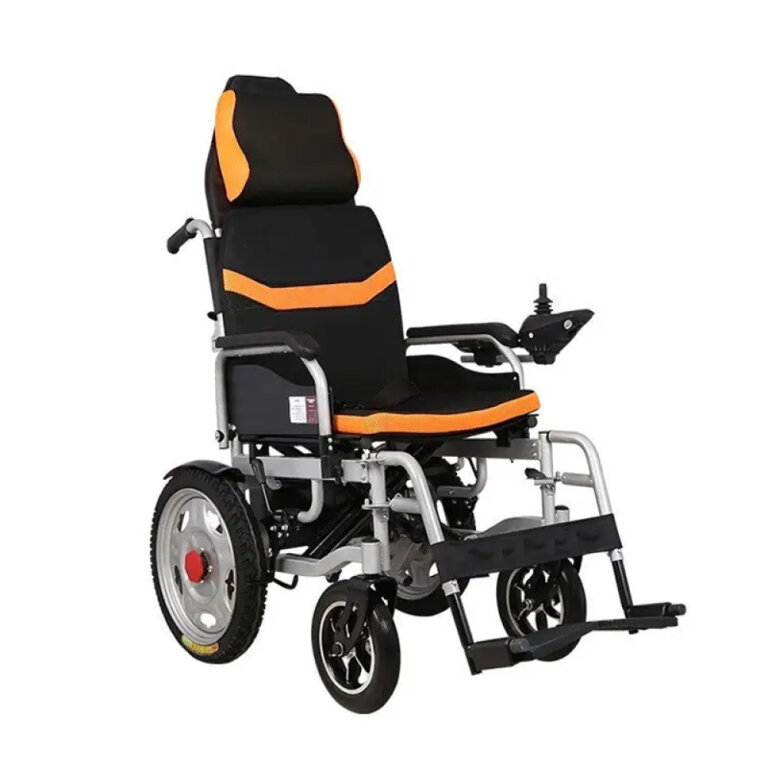 Інвалідний візок електричний MIRID D6036C складаний, з підголівником