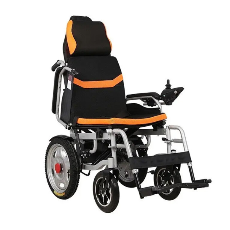 Інвалідний візок електричний MIRID D6036C складаний, з підголівником